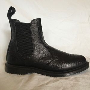 Dr. Martens Kensington Flora Floral Embossed Boots